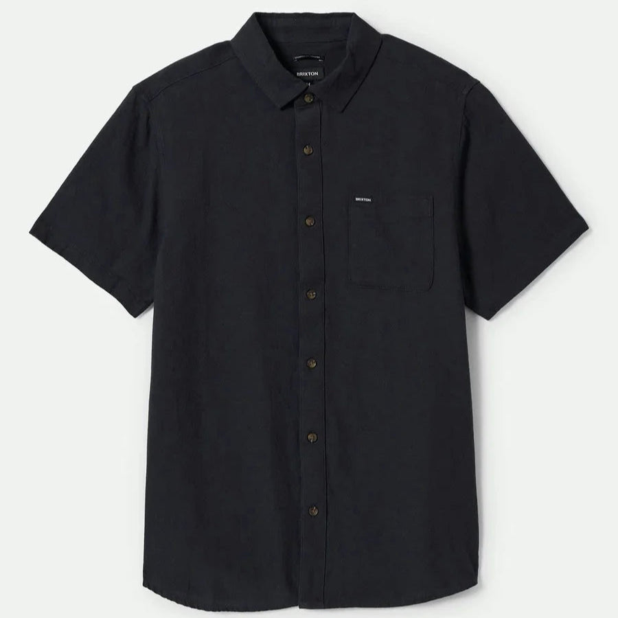 Brixton - Charter Organic Cotton Linen Blend S/S Shirt