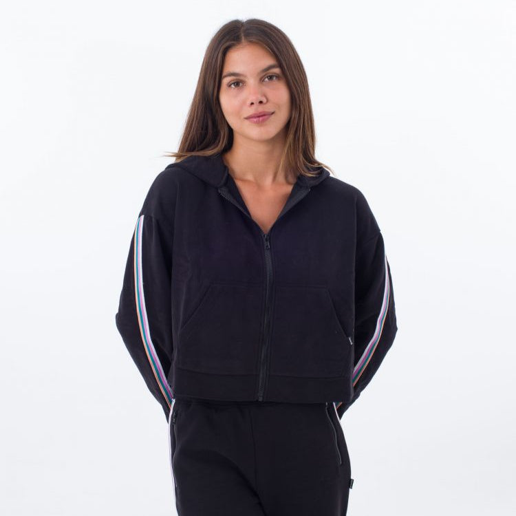 Hurley - Side Stripe Hoodie Black
