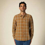 Brixton - Charter Linen Blend Washed Copper/Whitecap Plaid
