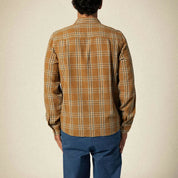 Brixton - Charter Linen Blend Washed Copper/Whitecap Plaid