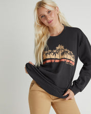 Hurley - Womens Sea-Nario Oversized Crew Sweatshirt