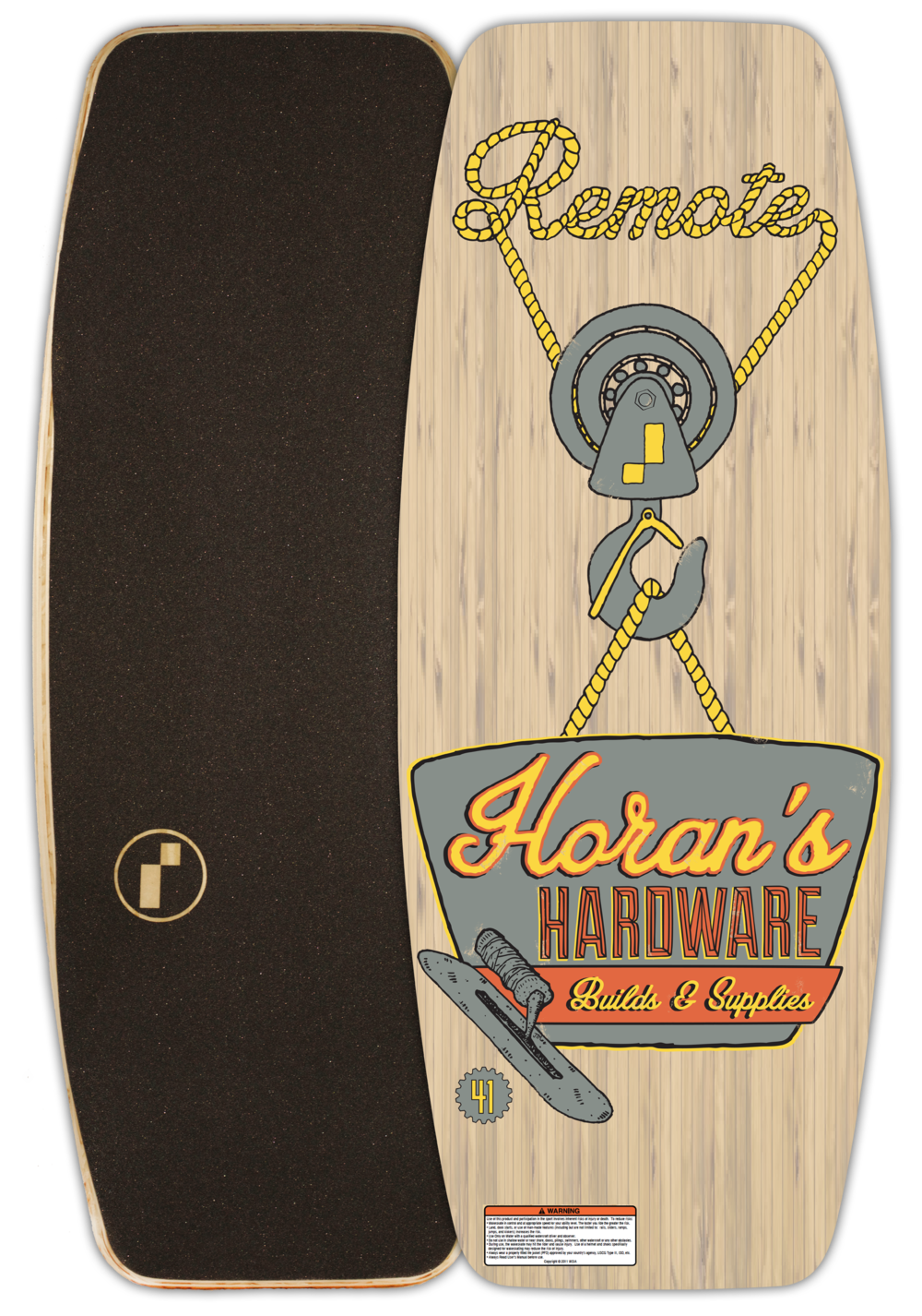 Remote Ben Horan's Hardware Wakeskate Bears BMX & BS