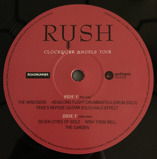 RUSH - Clockworks Angels Tour (5LP)
