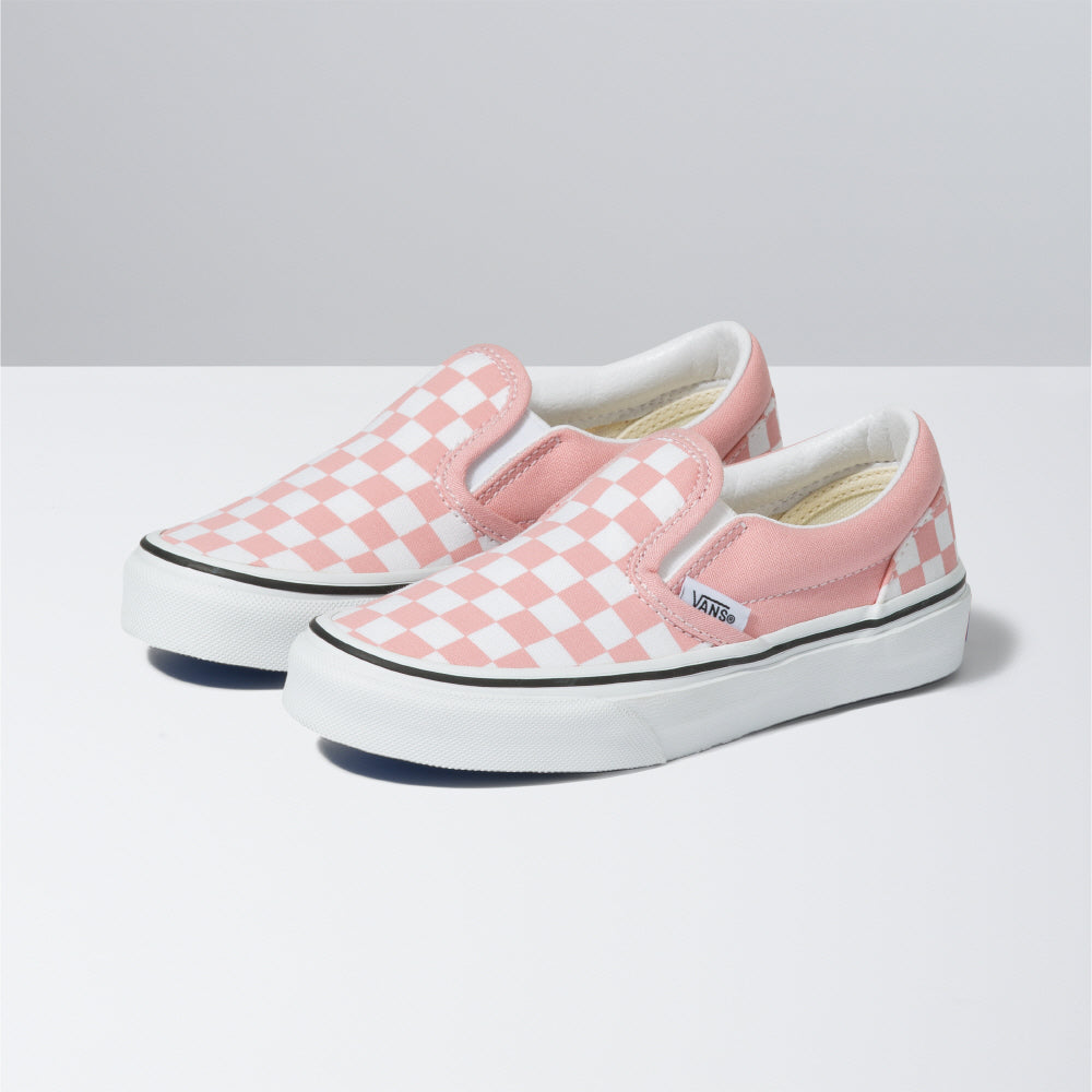 Vans - Kids Checkerboard Classic Slip-On