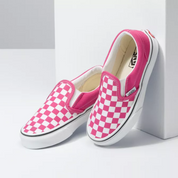 Vans - Classic Slip-On Checkerboard - Fuschia