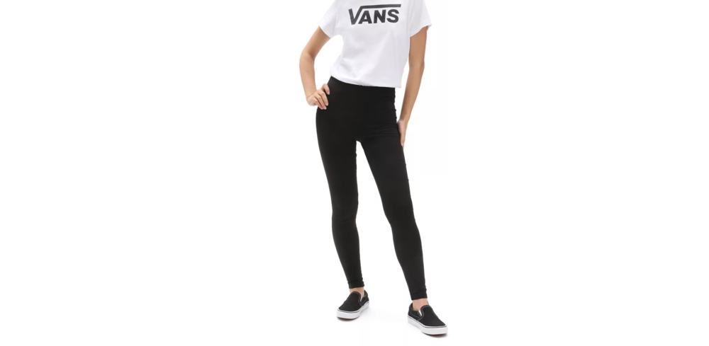 Black vans leggings hotsell