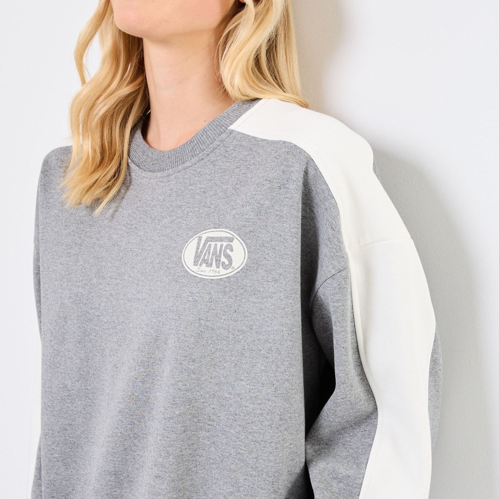 Vans - Retro Color Block Crew Cement Heather