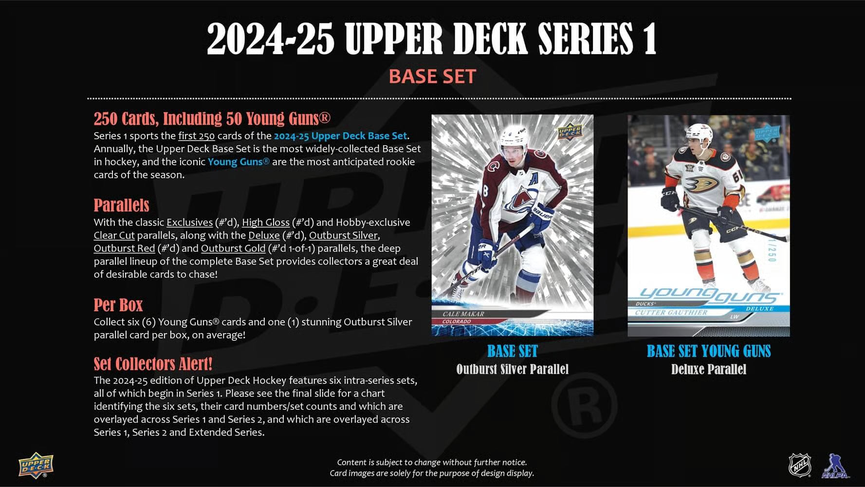 Upper Deck - Hockey - 2024-25 - Series One Hobby Box