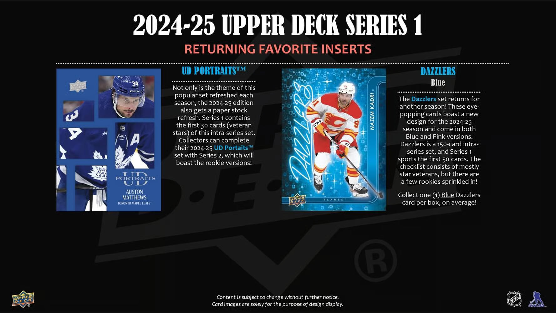Upper Deck - Hockey - 2024-25 - Series One Hobby Box