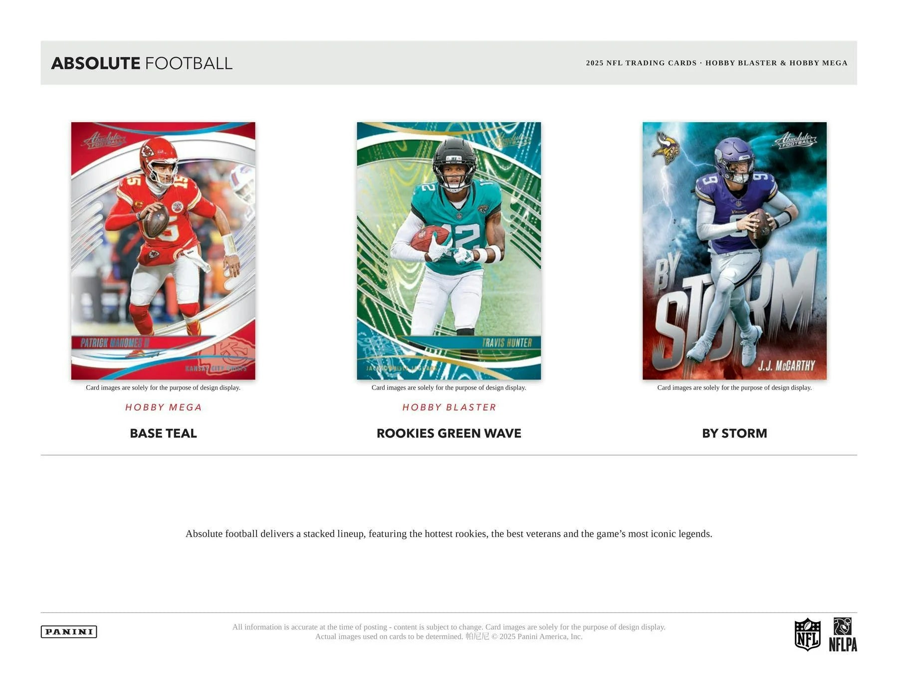 Panini - 2025 Absolute H2 Football Mega Box