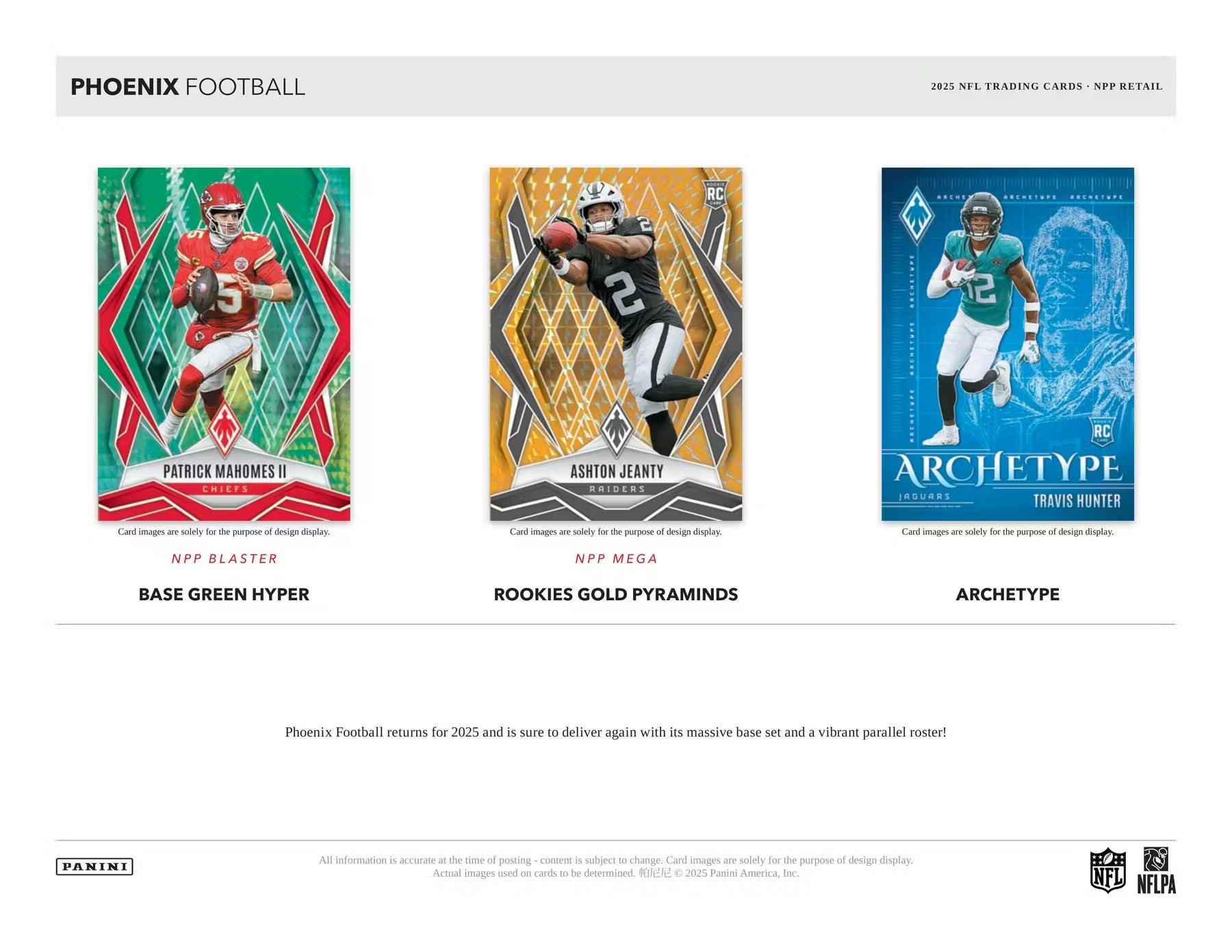 Panini - 2025 Phoenix Football Blaster Box