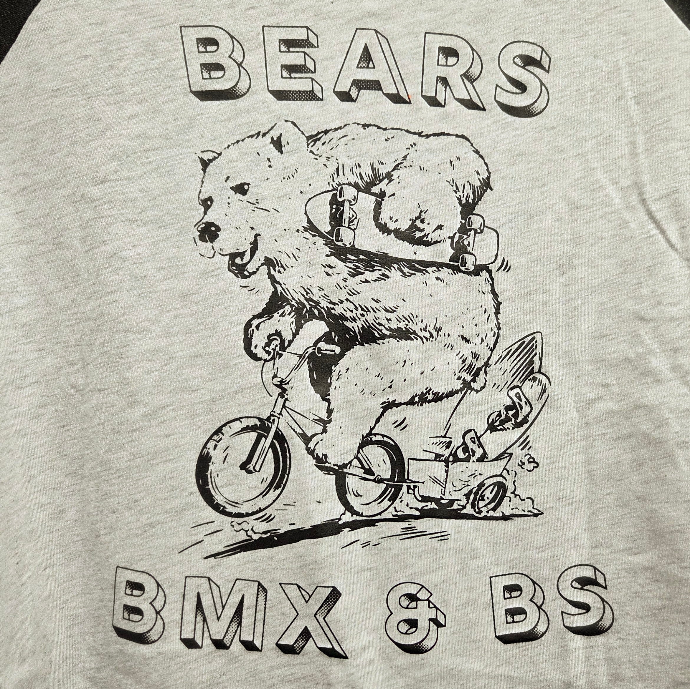 Bears BMX & BS - Bears 3/4 Length Tee