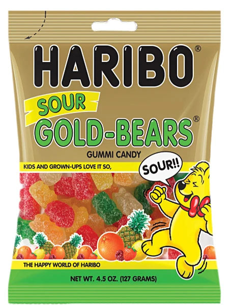 Haribo - Sour Gummi Gold Bears