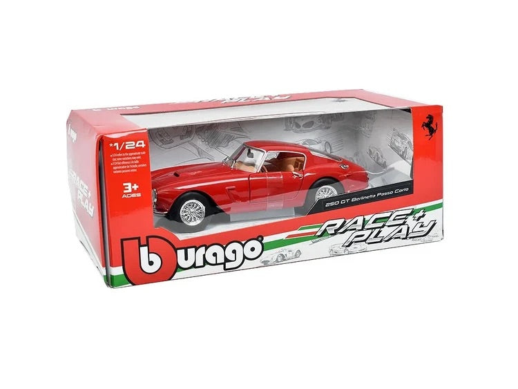 Bburago -  1959 Ferrari 250 GT Berlinetta Passo Corto 1:24 Scale Die-Cast Model Car