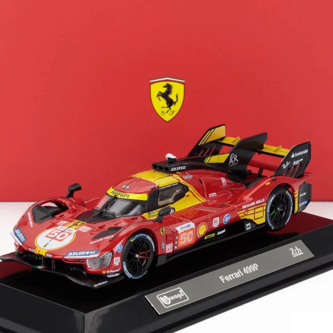 Bburago - 2024 Ferrari 499P #50 Ferrari Racing 1:43 Scale