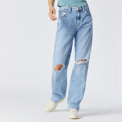 MAVI - Barcelona Lt Ripped Organic Blue