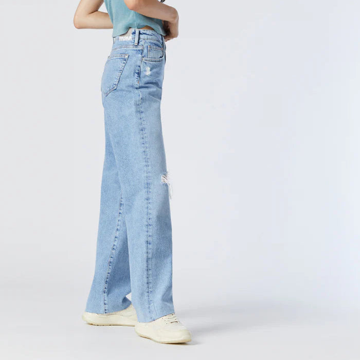 MAVI - Barcelona Lt Ripped Organic Blue