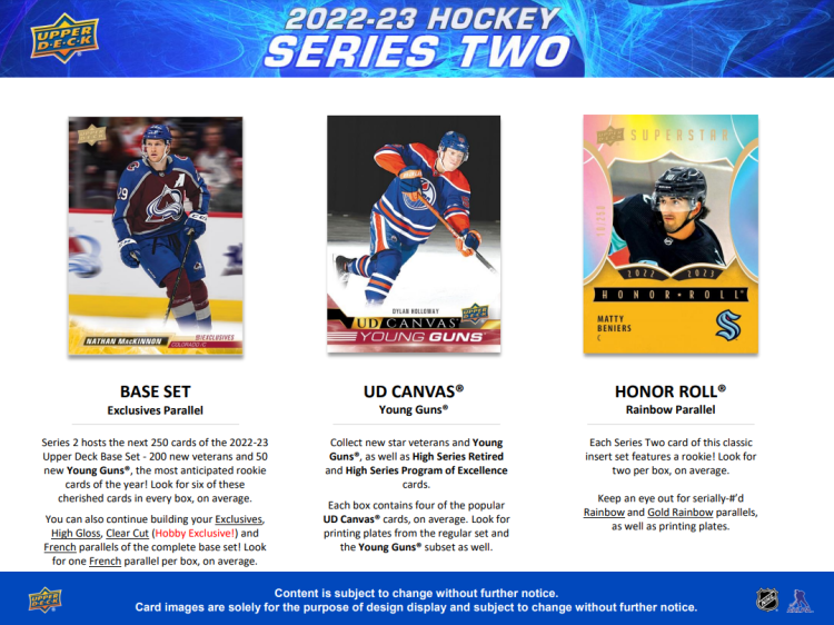 Upper Deck - Hockey - 2022-23 - Series Two Hobby Box