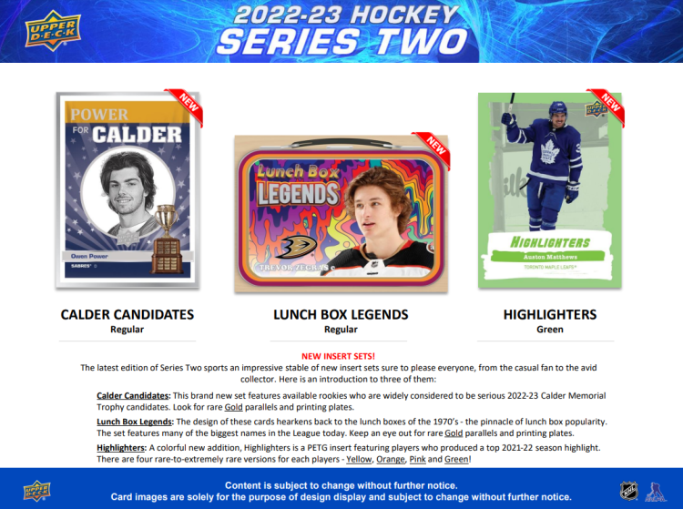 Upper Deck - Hockey - 2022-23 - Series Two Hobby Box