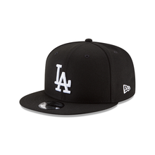 Load image into Gallery viewer, New Era - MLB Los Angelos Dodgers Basic Snapback Black/White
