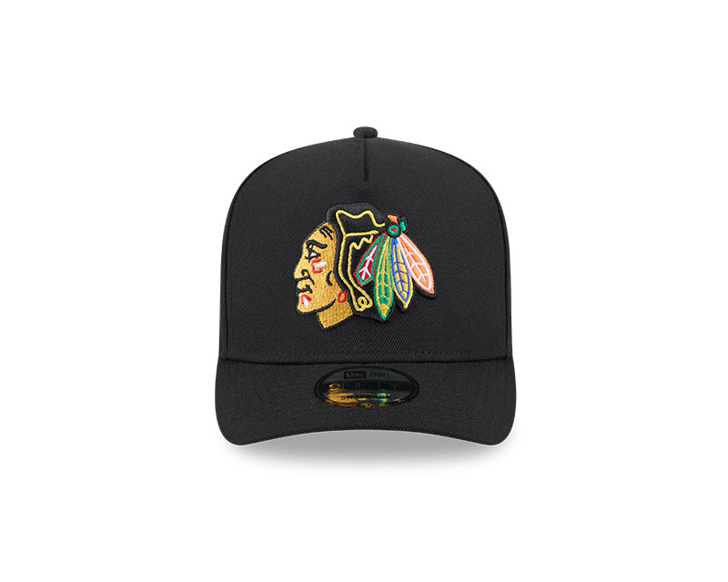 New Era - 9Fifty Chicago Blackhawks A-Frame Snapback Black