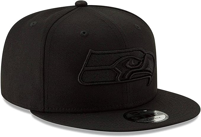 New Era - 9Fifty Seattle Seahawks Black/Black Snapback Hat
