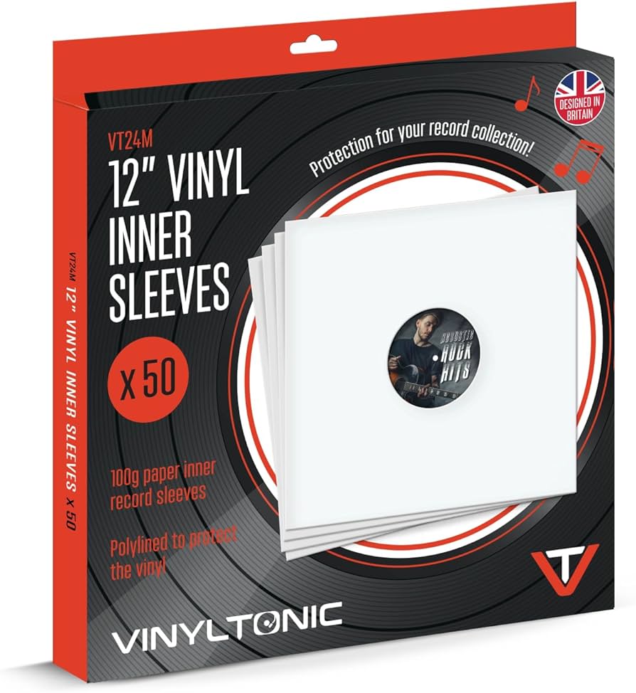 Vinyl Tonic - 12" LP Inner Sleeves 50 Pack