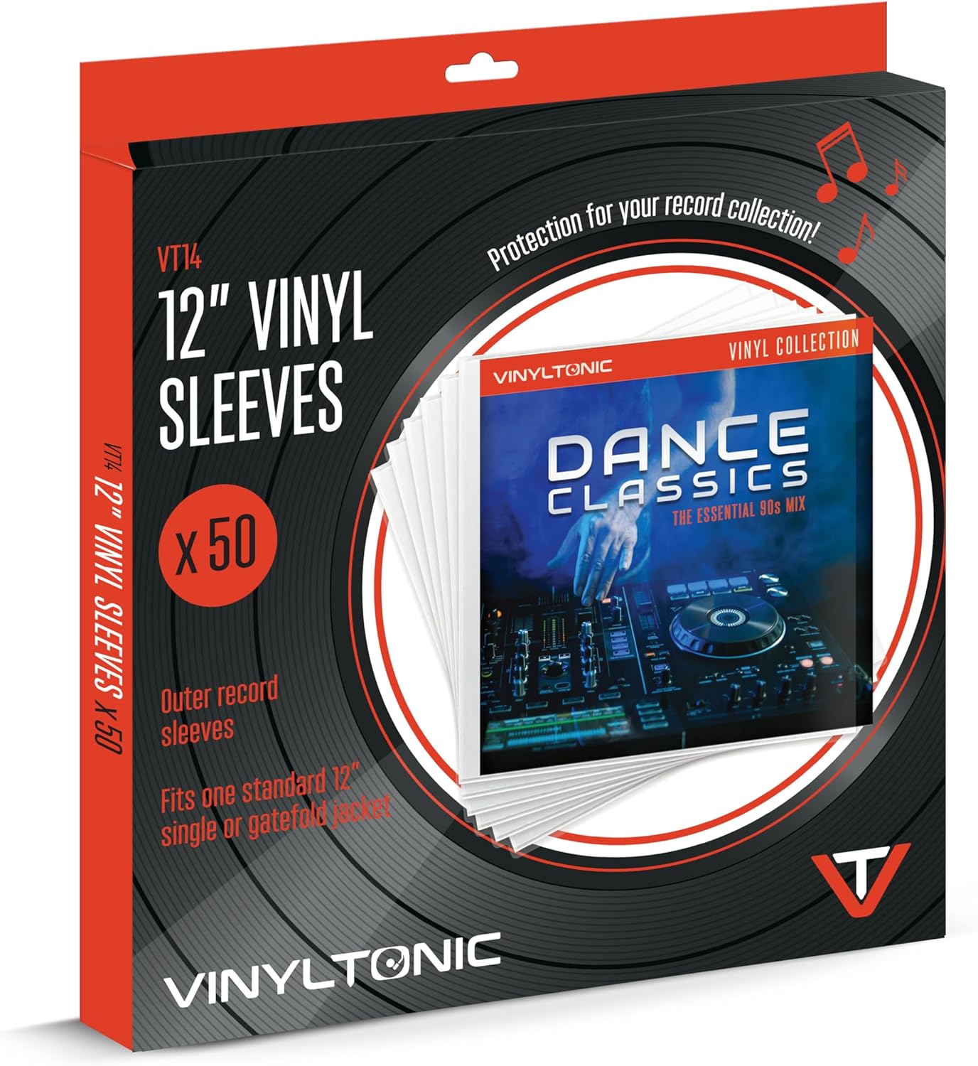 Vinyl Tonic - 12" LP Outer Record Sleeves 50 Pack
