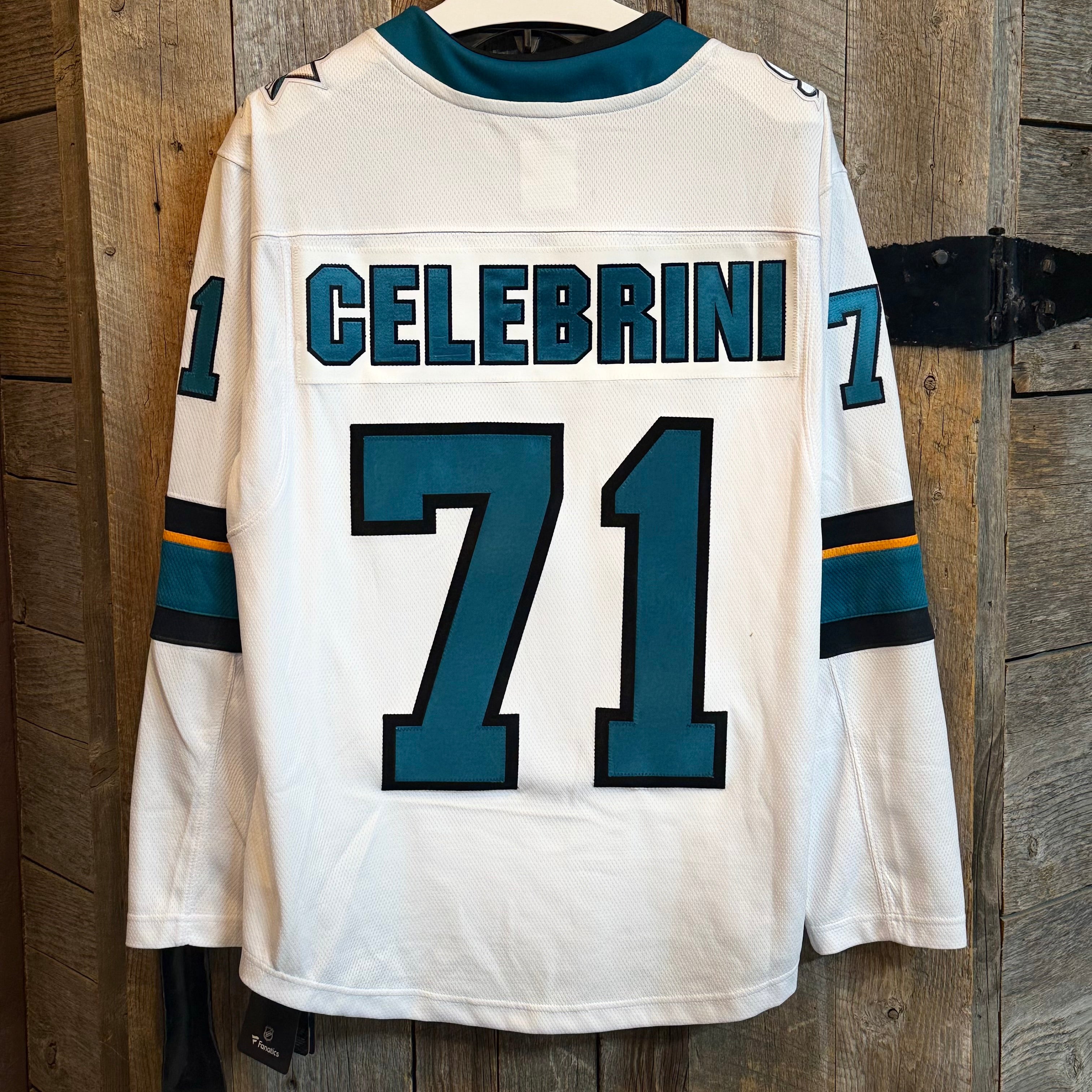 NHL - San Jose Sharks Macklin Celebrini Away Jersey