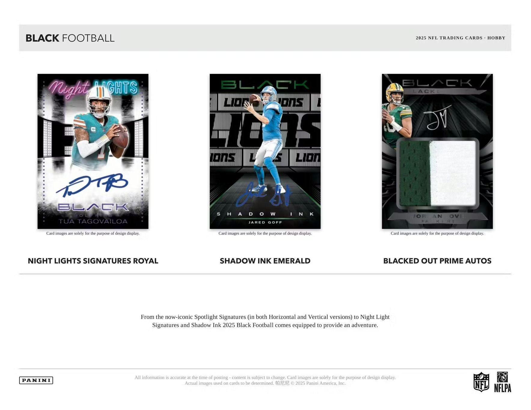 Panini - 2025 Black Football Hobby Box