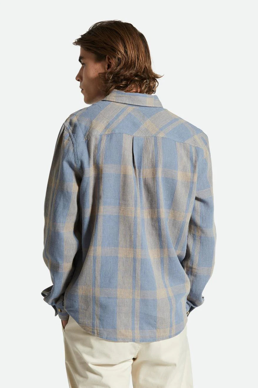 Brixton - Memphis Linen Blend L/S Flannel