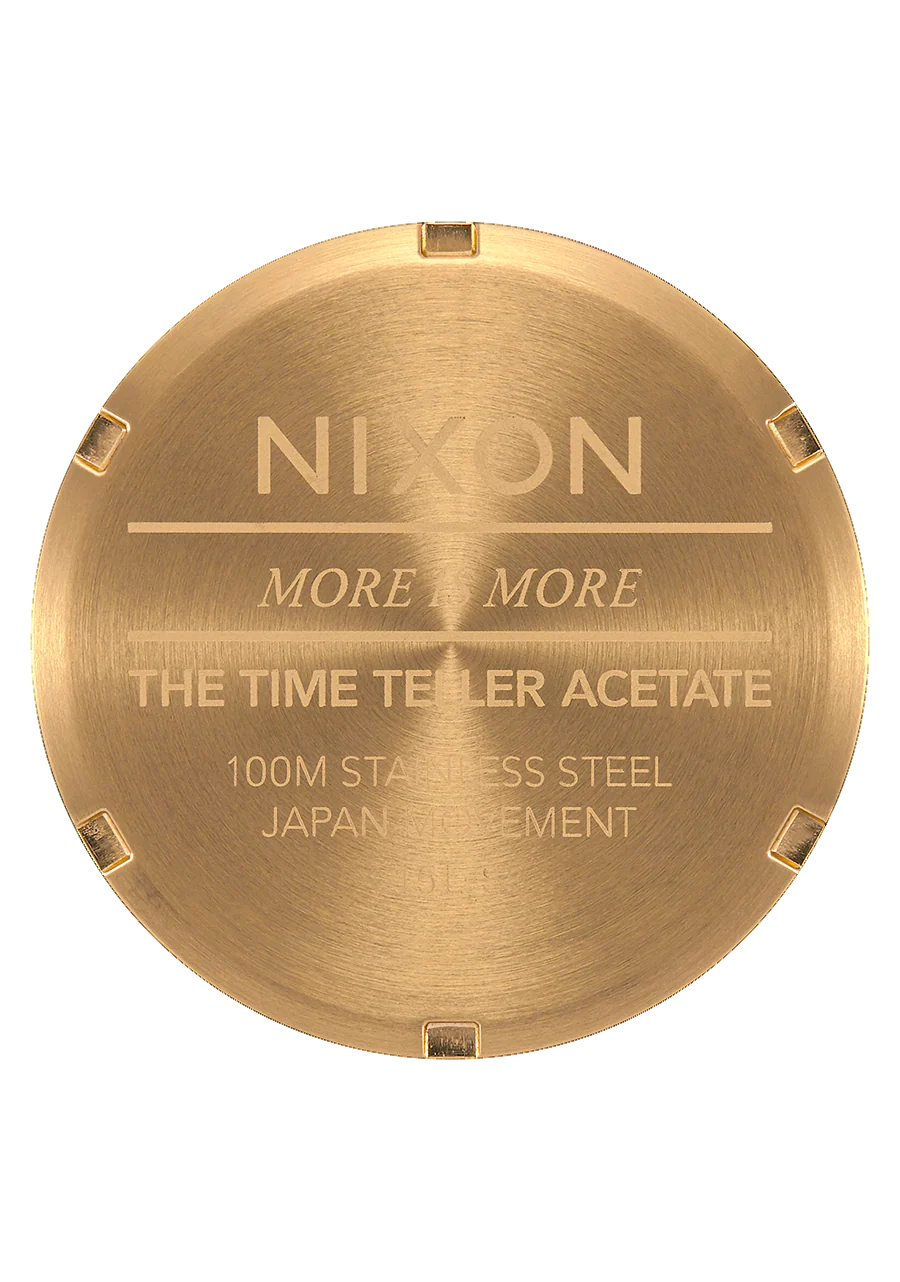 Nixon - Time Teller Acetate Black / Tortoise