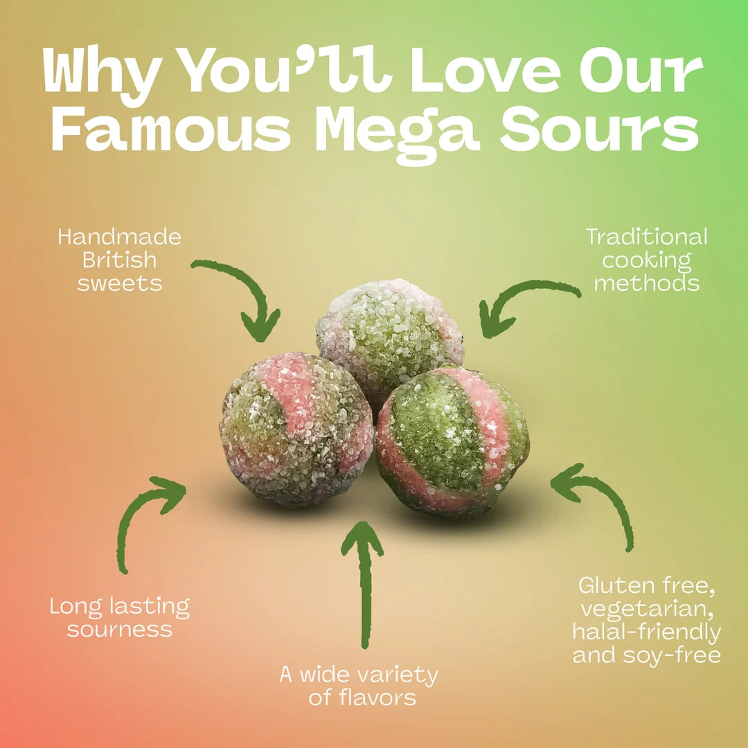 Barnetts - Mega Sour - Zombie Bombz
