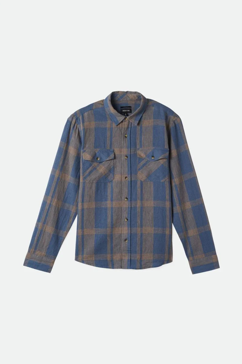 Brixton - Memphis Linen Blend L/S Flannel