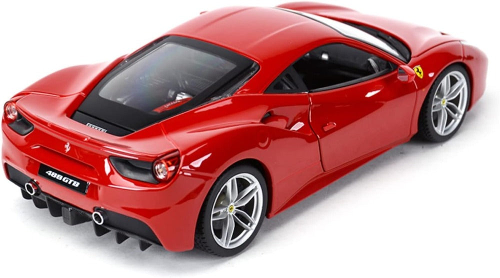 Bburago -  2017 Ferrari 488 GTB 1:18 Scale Die-Cast Model Car