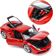 Bburago -  2017 Ferrari 488 GTB 1:18 Scale Die-Cast Model Car