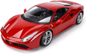 Bburago -  2017 Ferrari 488 GTB 1:18 Scale Die-Cast Model Car