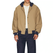 Brixton - Canvas Hooded Bomber Jacket