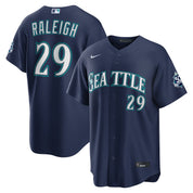 MLB - Seattle Mariners Cal Raleigh Blue Jersey 50th Season