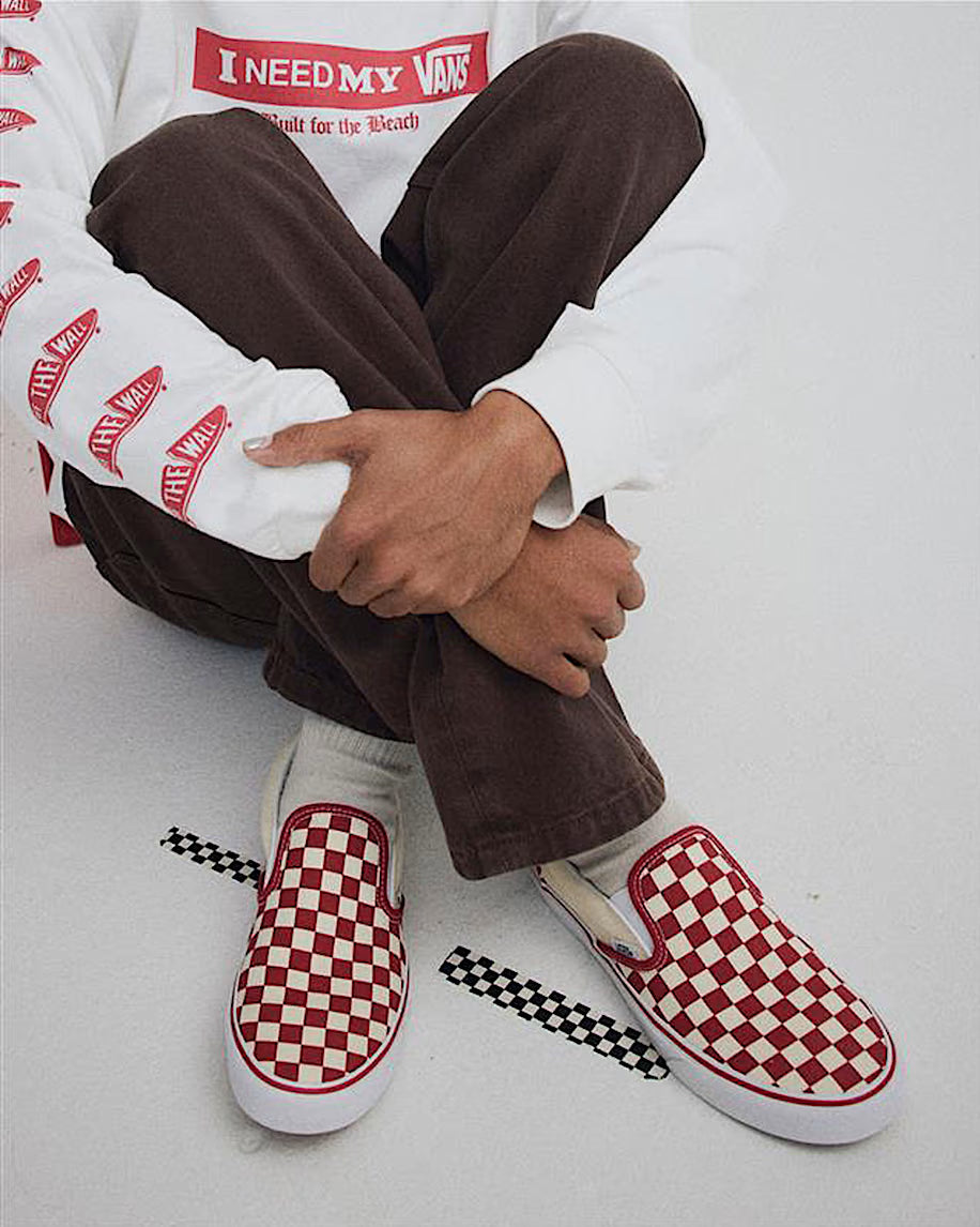 Vans - Classic Slip-on Red Hot Valentines