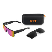 Spy - Cyrus Switch Matte Black Happy Grey Green Happy Grey Green Pink Mirror Sunglasses