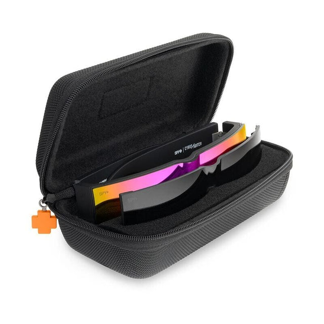 Spy - Cyrus Switch Matte Black Happy Grey Green Happy Grey Green Pink Mirror Sunglasses