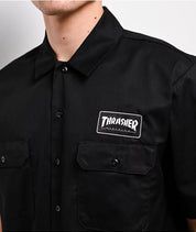 Dickies x Thrasher - Black Woven Work Shirt