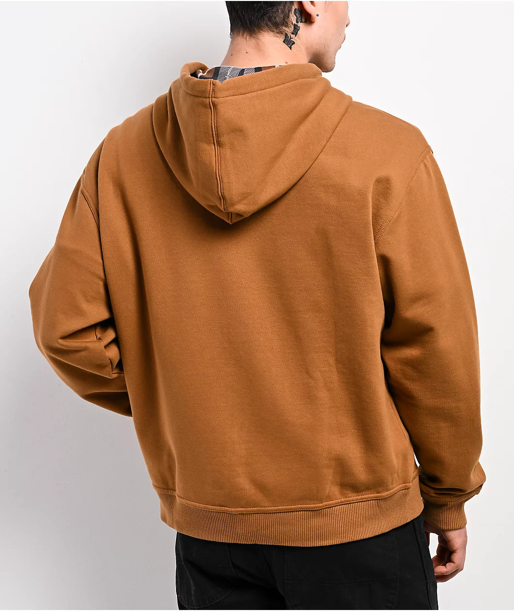 Dickies x Thrasher - Brown Zip Up Hoodie
