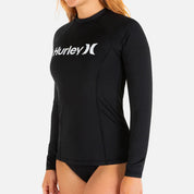 Hurley - OAO Solid Mock Neck LS Rashguard