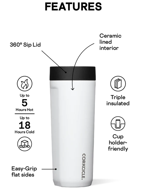 Corkcicle - Commuter Cup 17oz