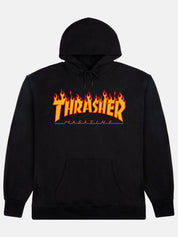 Thrasher - Flame Logo Hoodie Black