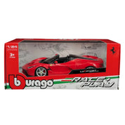 Bburago -  2016 Ferrari LaFerrari Aperta 1:24 Scale Die-Cast Model Car