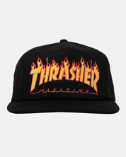 Thrasher - Printed Flame Snapback Black