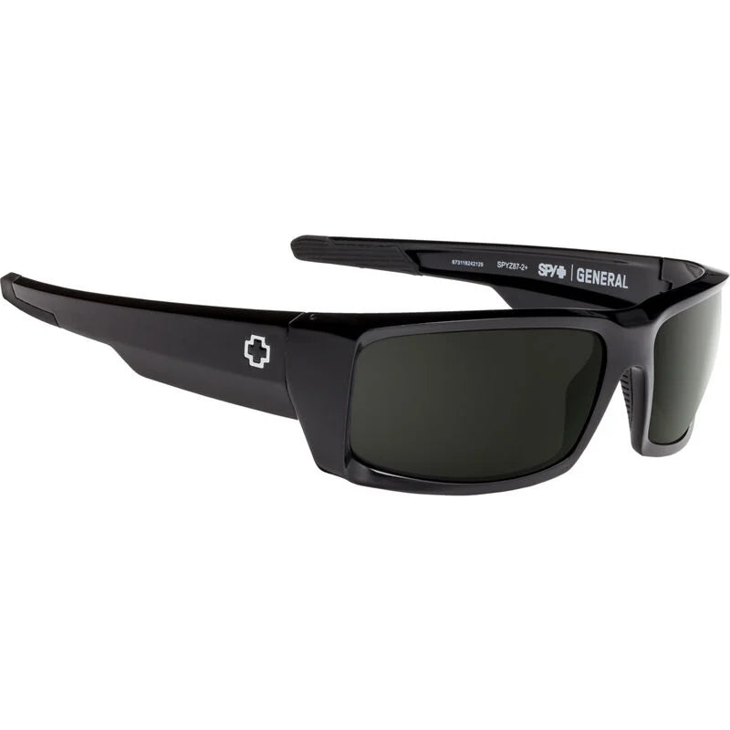 Spy - General Matte Black Ansi Rx Happy Gray Green